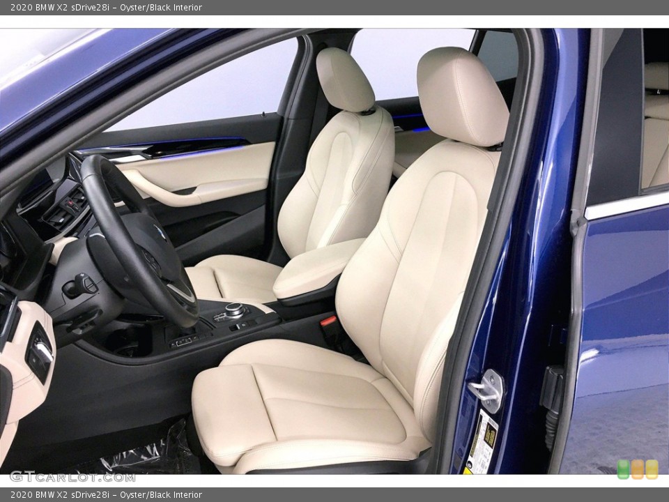 Oyster/Black 2020 BMW X2 Interiors