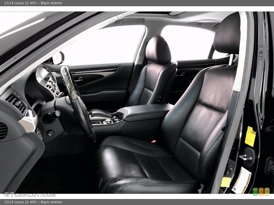 Black Interior Front Seat for the 2014 Lexus LS 460 #139118758