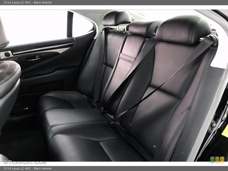 Black Interior Rear Seat for the 2014 Lexus LS 460 #139118782