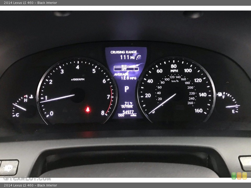 Black Interior Gauges for the 2014 Lexus LS 460 #139118884