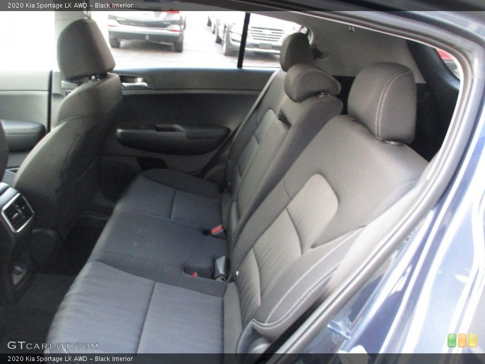 Black Interior Rear Seat for the 2020 Kia Sportage LX AWD #139121554