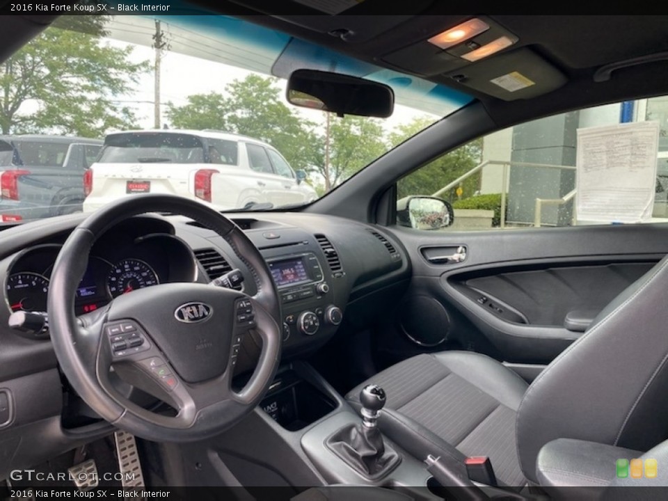 Black Interior Photo for the 2016 Kia Forte Koup SX #139125729