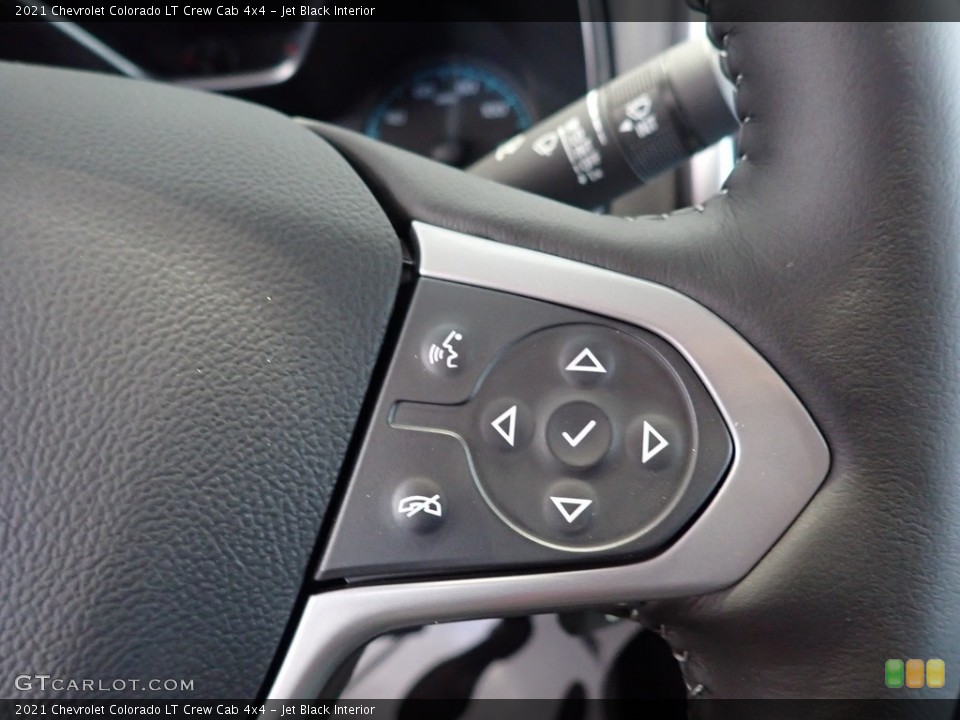 Jet Black Interior Steering Wheel for the 2021 Chevrolet Colorado LT Crew Cab 4x4 #139129592
