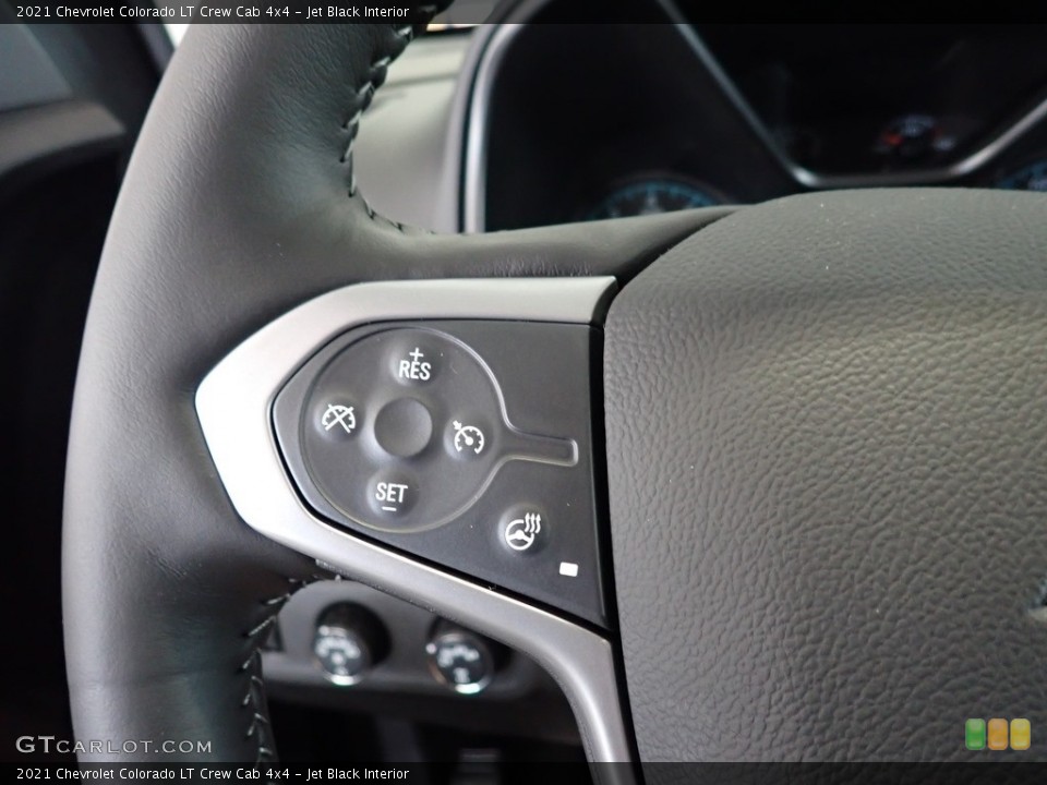 Jet Black Interior Steering Wheel for the 2021 Chevrolet Colorado LT Crew Cab 4x4 #139129620