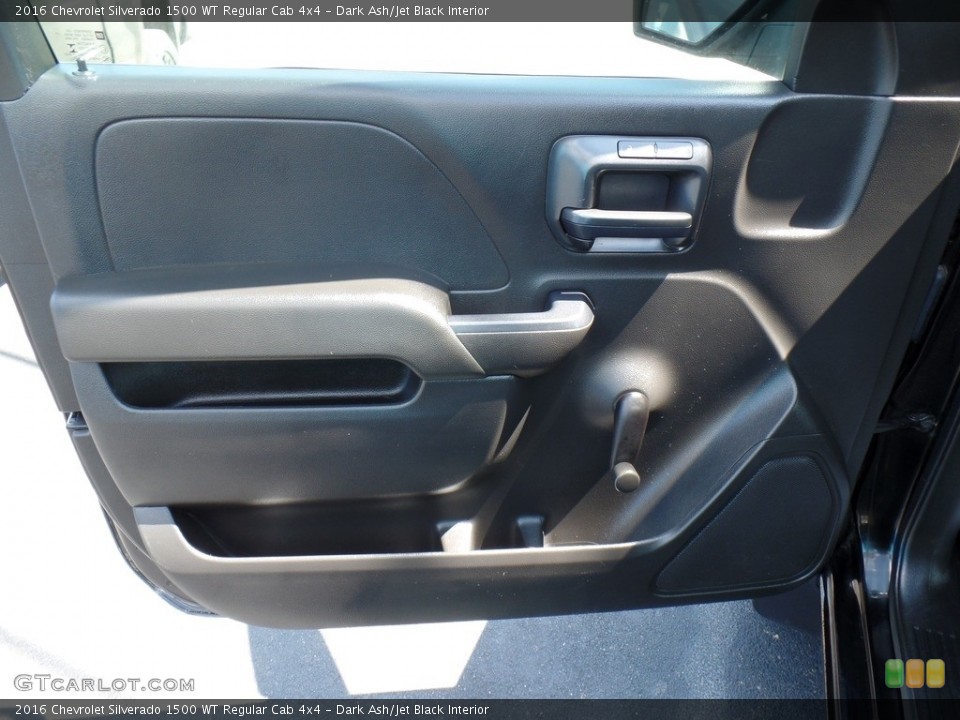 Dark Ash/Jet Black Interior Door Panel for the 2016 Chevrolet Silverado 1500 WT Regular Cab 4x4 #139136520