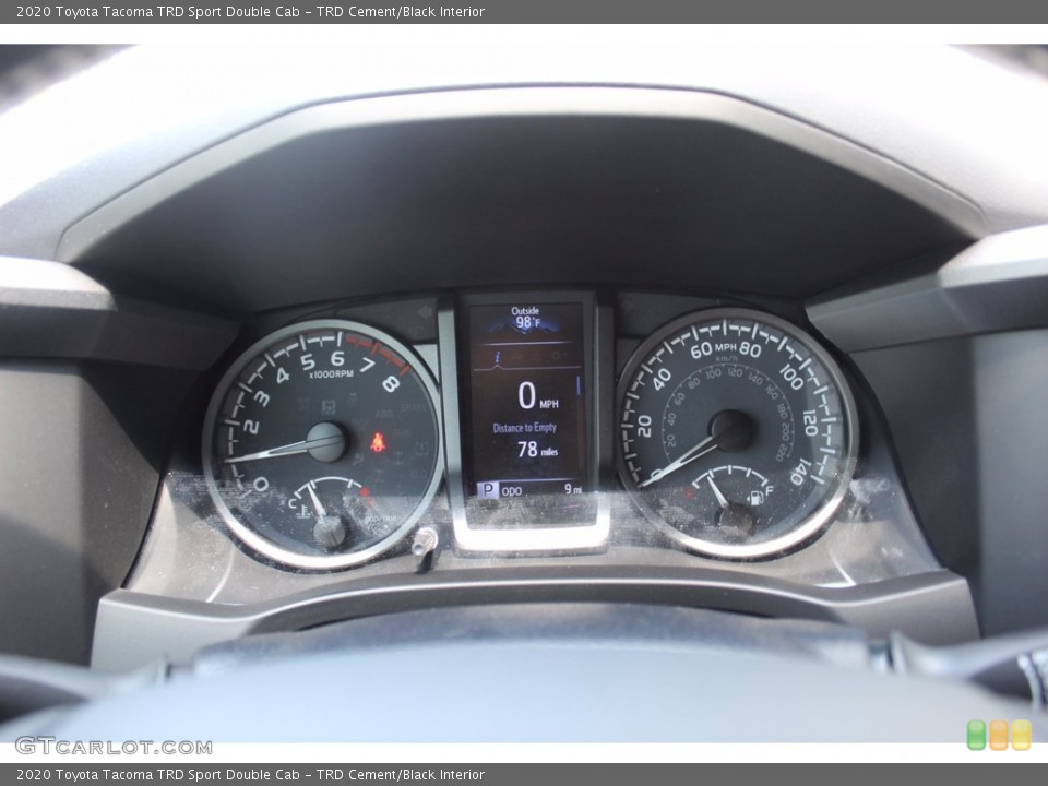 TRD Cement/Black Interior Gauges for the 2020 Toyota Tacoma TRD Sport Double Cab #139138136