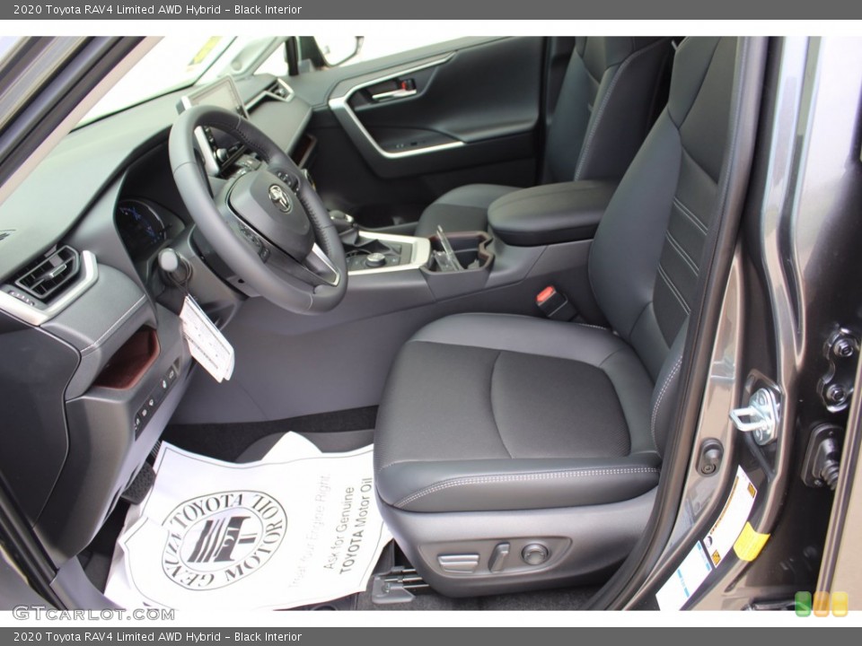 Black Interior Front Seat for the 2020 Toyota RAV4 Limited AWD Hybrid #139139027