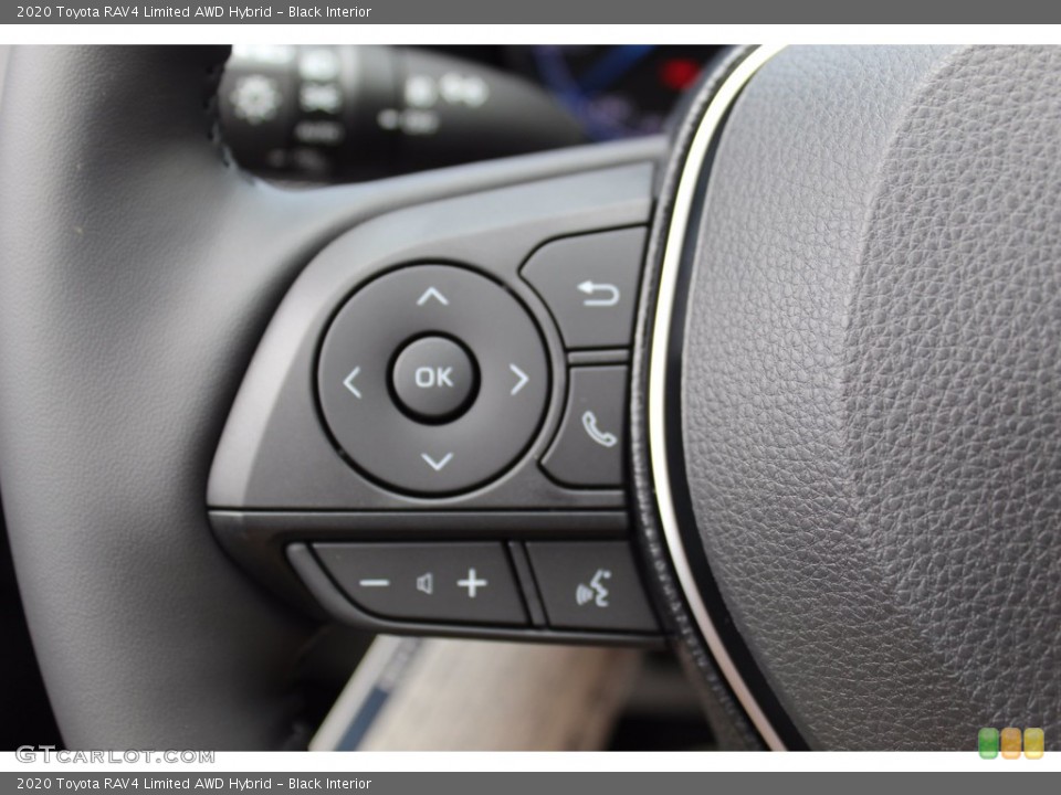 Black Interior Steering Wheel for the 2020 Toyota RAV4 Limited AWD Hybrid #139139039