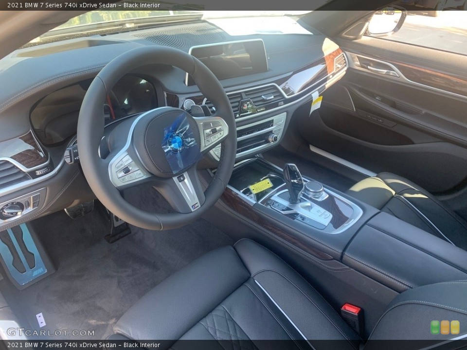 Black Interior Photo for the 2021 BMW 7 Series 740i xDrive Sedan #139140521
