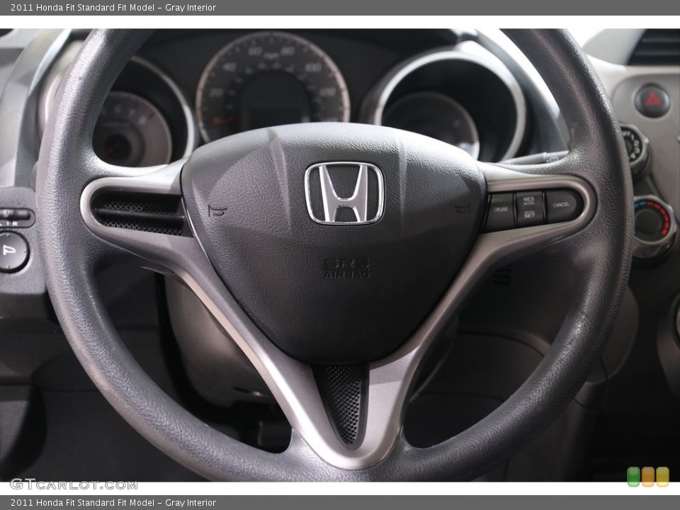 Gray Interior Steering Wheel for the 2011 Honda Fit  #139146056