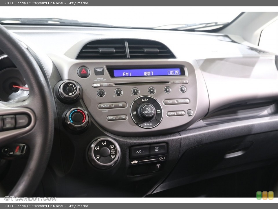 Gray Interior Controls for the 2011 Honda Fit  #139146092