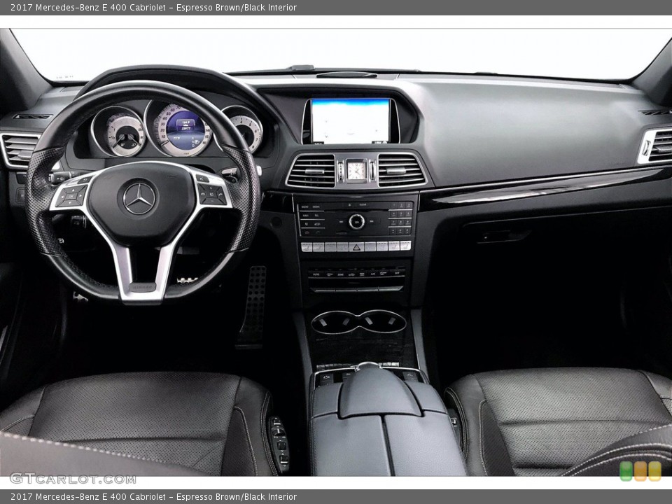 Espresso Brown/Black Interior Dashboard for the 2017 Mercedes-Benz E 400 Cabriolet #139146674