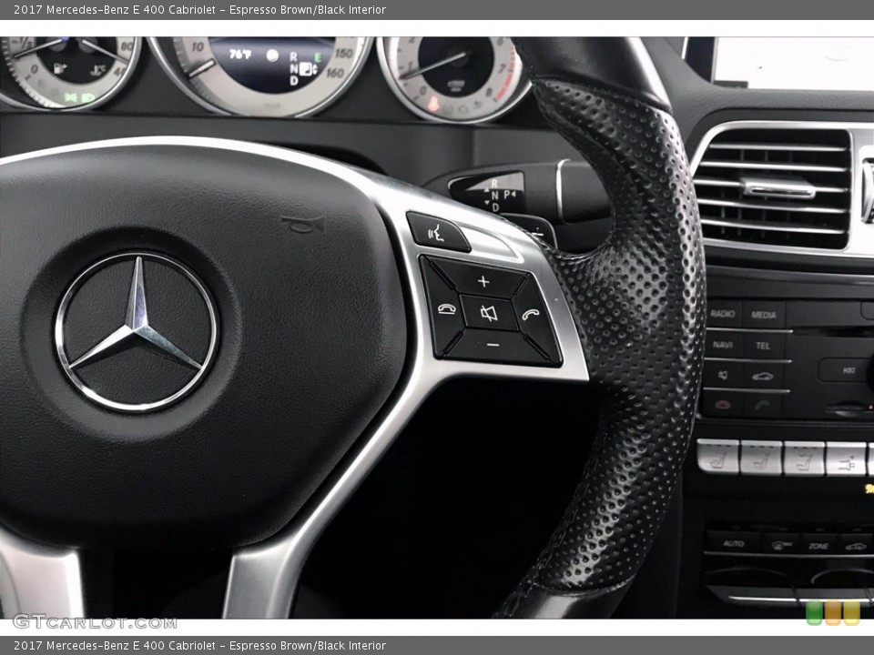 Espresso Brown/Black Interior Controls for the 2017 Mercedes-Benz E 400 Cabriolet #139146710