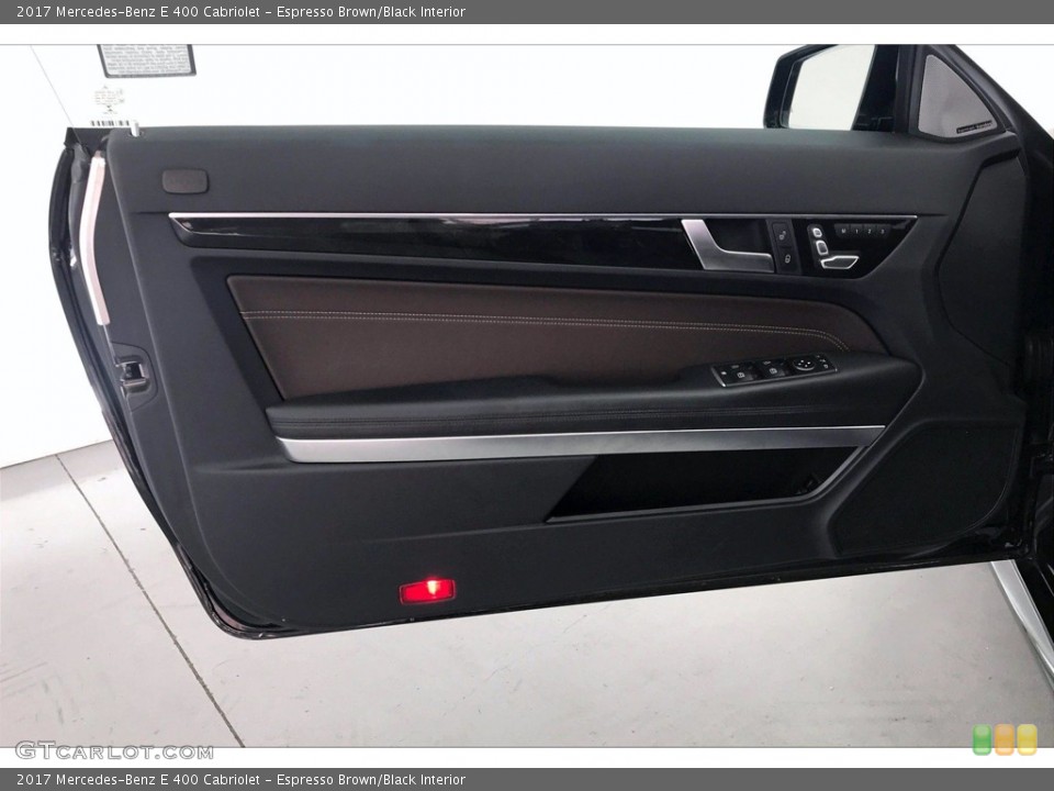 Espresso Brown/Black Interior Door Panel for the 2017 Mercedes-Benz E 400 Cabriolet #139146842