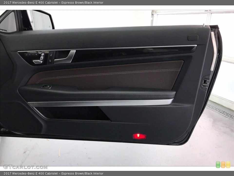 Espresso Brown/Black Interior Door Panel for the 2017 Mercedes-Benz E 400 Cabriolet #139146938