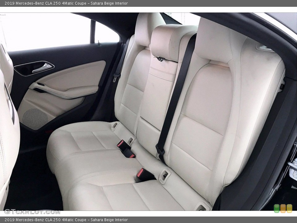 Sahara Beige Interior Rear Seat for the 2019 Mercedes-Benz CLA 250 4Matic Coupe #139147307