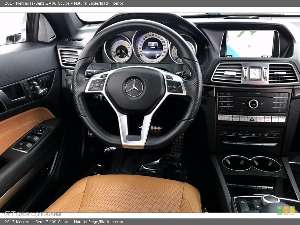 Natural Beige/Black Interior Dashboard for the 2017 Mercedes-Benz E 400 Coupe #139148356