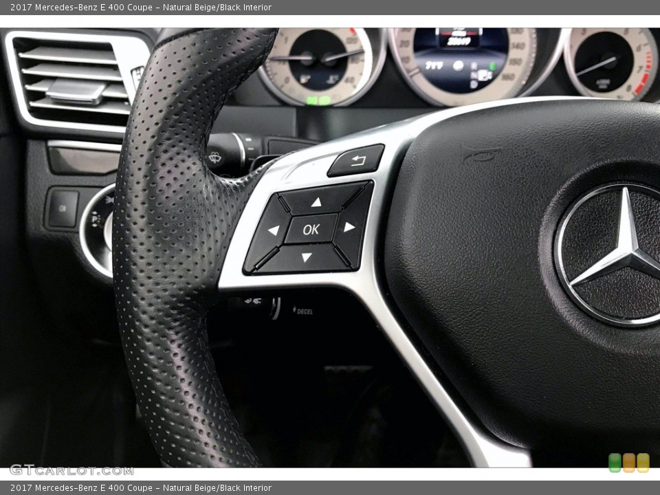 Natural Beige/Black Interior Controls for the 2017 Mercedes-Benz E 400 Coupe #139148579