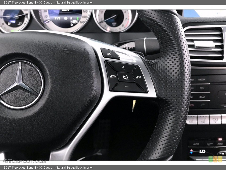 Natural Beige/Black Interior Controls for the 2017 Mercedes-Benz E 400 Coupe #139148597