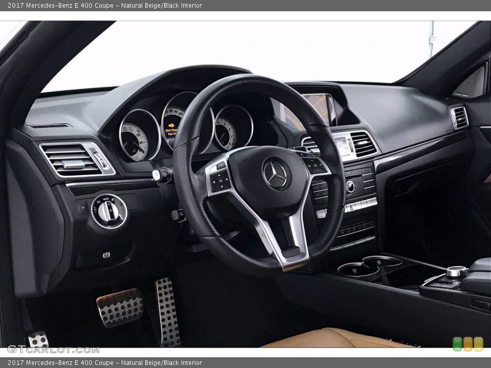 Natural Beige/Black Interior Dashboard for the 2017 Mercedes-Benz E 400 Coupe #139148642