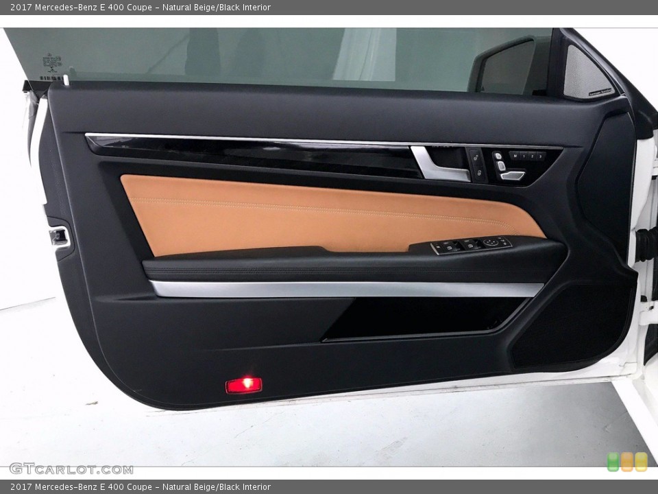 Natural Beige/Black Interior Door Panel for the 2017 Mercedes-Benz E 400 Coupe #139148690