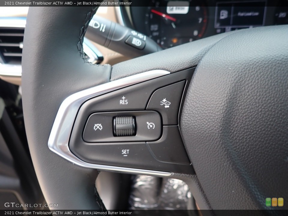 Jet Black/Almond Butter Interior Steering Wheel for the 2021 Chevrolet Trailblazer ACTIV AWD #139150014