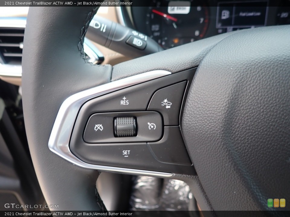 Jet Black/Almond Butter Interior Steering Wheel for the 2021 Chevrolet TrailBlazer ACTIV AWD #139150014