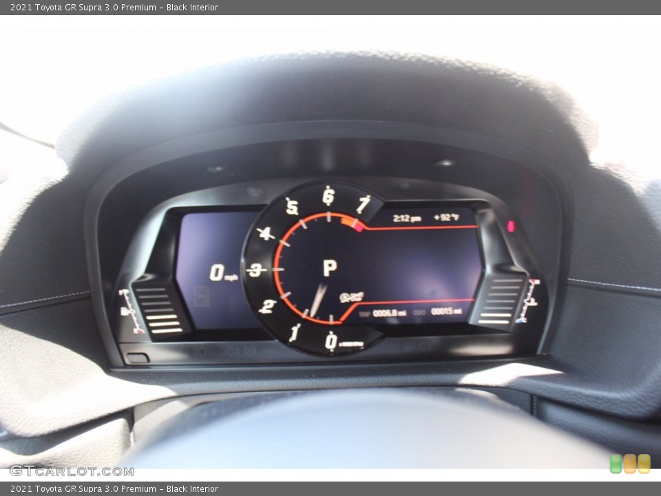 Black Interior Gauges for the 2021 Toyota GR Supra 3.0 Premium #139150775