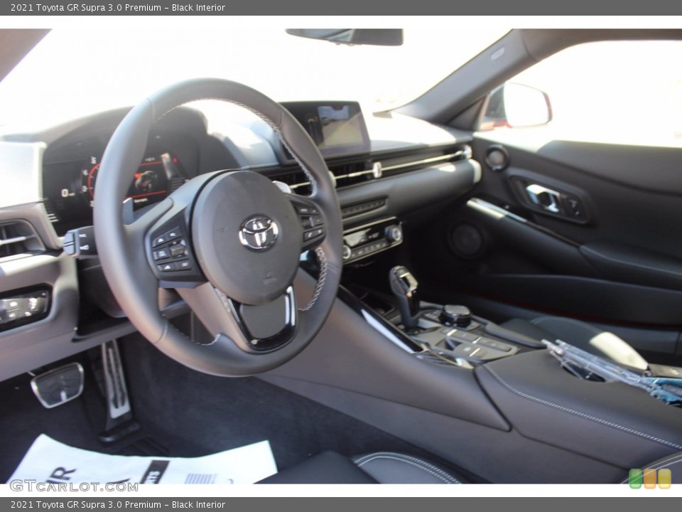 Black Interior Dashboard for the 2021 Toyota GR Supra 3.0 Premium #139150829