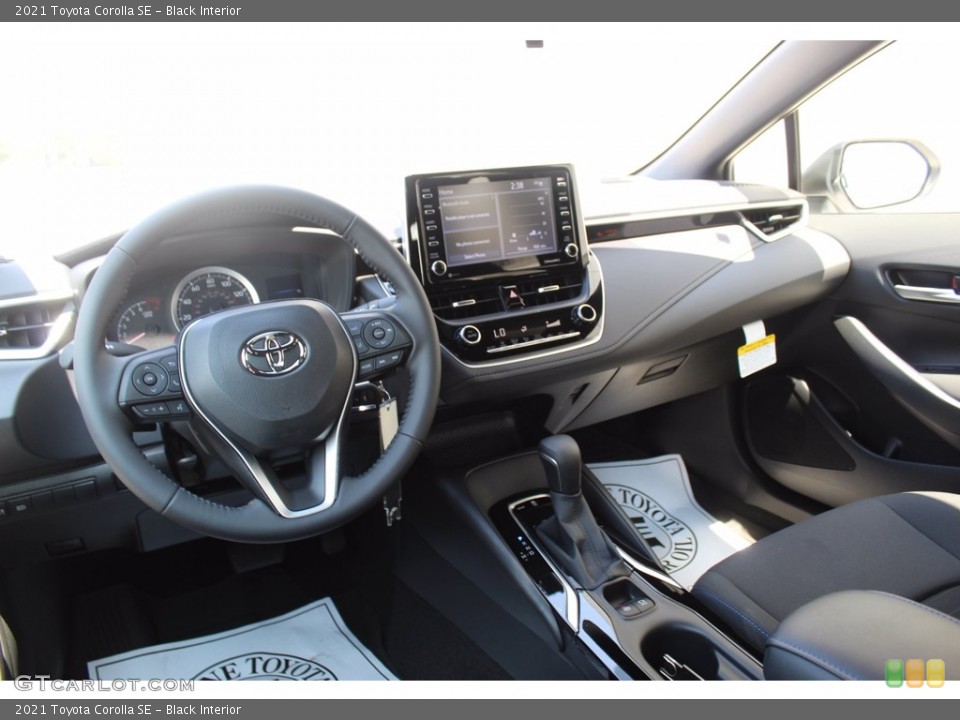 Black Interior Dashboard for the 2021 Toyota Corolla SE #139151039