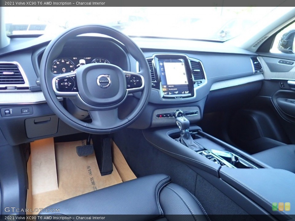 Charcoal Interior Photo for the 2021 Volvo XC90 T6 AWD Inscription #139153627