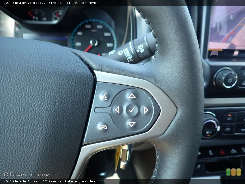 Jet Black Interior Steering Wheel for the 2021 Chevrolet Colorado Z71 Crew Cab 4x4 #139153765