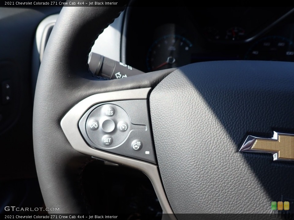 Jet Black Interior Steering Wheel for the 2021 Chevrolet Colorado Z71 Crew Cab 4x4 #139153780