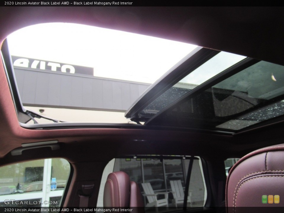 Black Label Mahogany Red Interior Sunroof for the 2020 Lincoln Aviator Black Label AWD #139154263