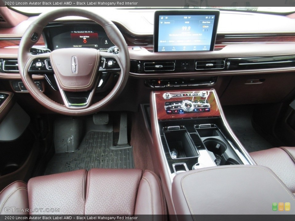 Black Label Mahogany Red Interior Dashboard for the 2020 Lincoln Aviator Black Label AWD #139154284