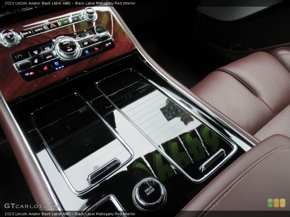 Black Label Mahogany Red Interior Controls for the 2020 Lincoln Aviator Black Label AWD #139154401