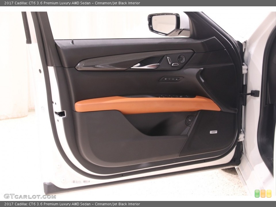 Cinnamon/Jet Black Interior Door Panel for the 2017 Cadillac CT6 3.6 Premium Luxury AWD Sedan #139154998
