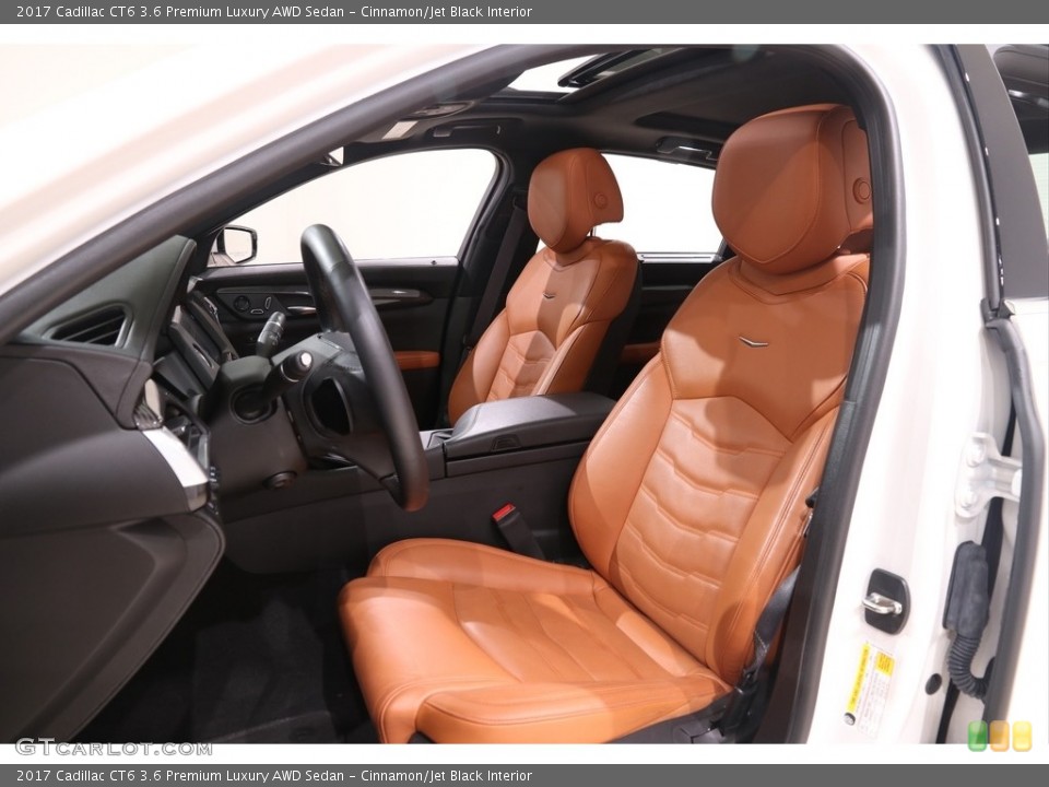 Cinnamon/Jet Black Interior Photo for the 2017 Cadillac CT6 3.6 Premium Luxury AWD Sedan #139155022