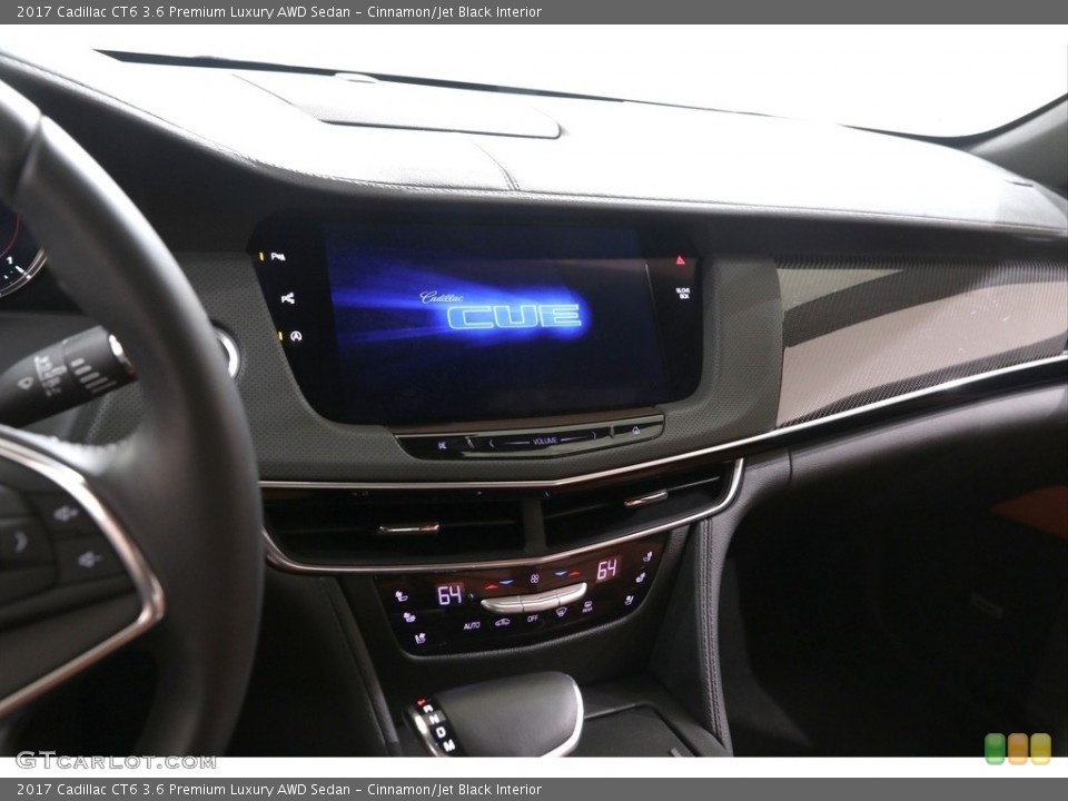Cinnamon/Jet Black Interior Controls for the 2017 Cadillac CT6 3.6 Premium Luxury AWD Sedan #139155102