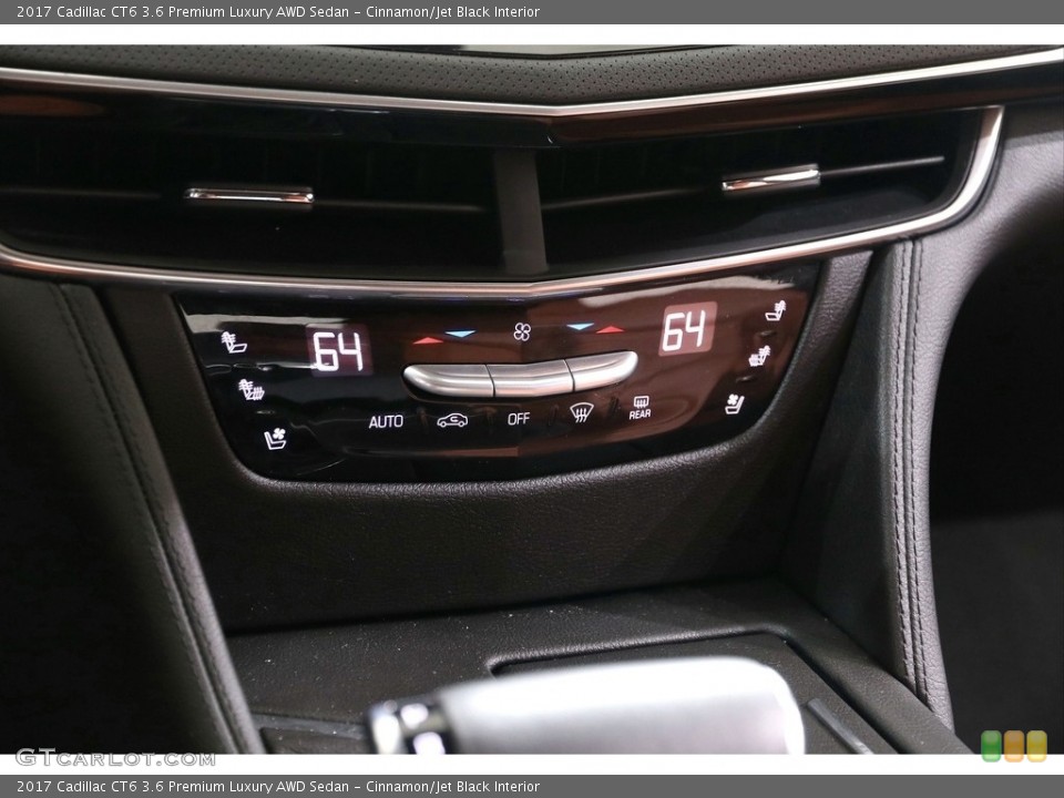 Cinnamon/Jet Black Interior Controls for the 2017 Cadillac CT6 3.6 Premium Luxury AWD Sedan #139155217