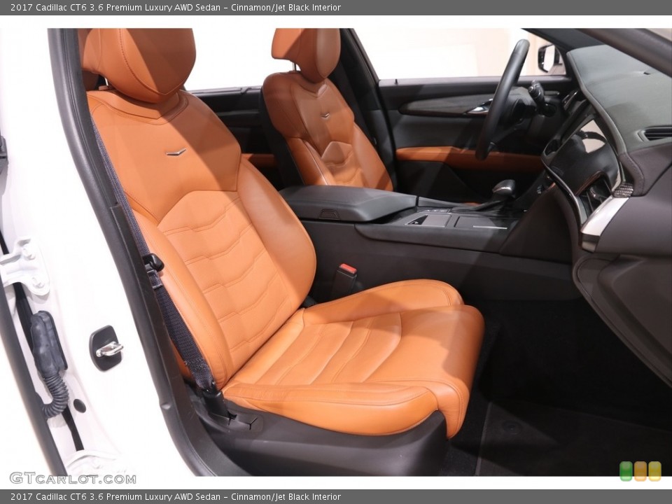 Cinnamon/Jet Black Interior Front Seat for the 2017 Cadillac CT6 3.6 Premium Luxury AWD Sedan #139155277