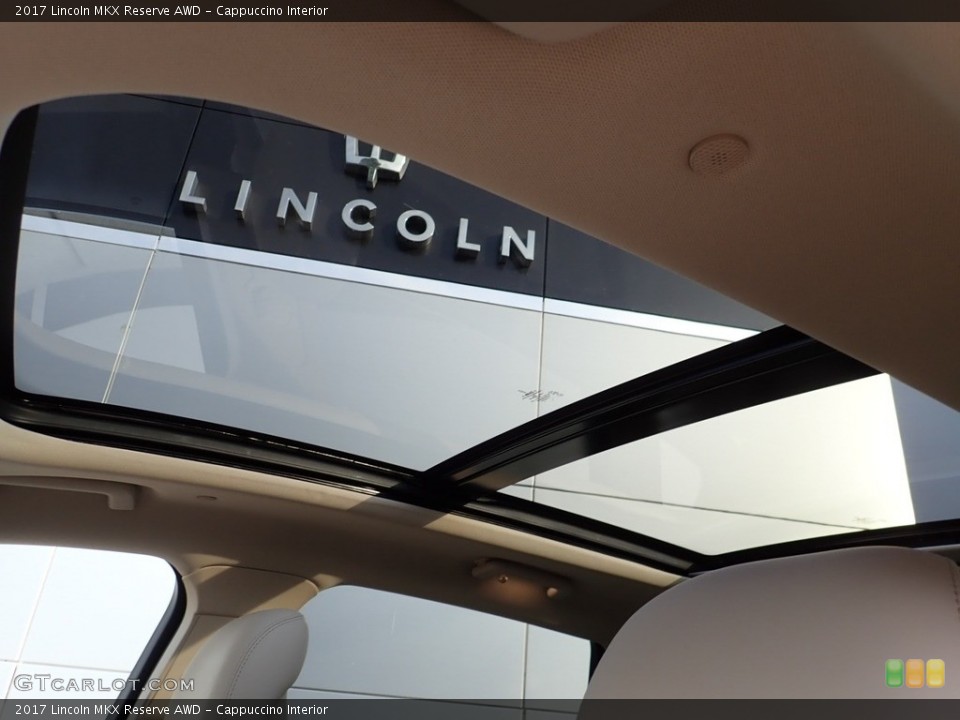 Cappuccino Interior Sunroof for the 2017 Lincoln MKX Reserve AWD #139155280