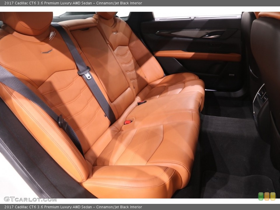 Cinnamon/Jet Black Interior Rear Seat for the 2017 Cadillac CT6 3.6 Premium Luxury AWD Sedan #139155295