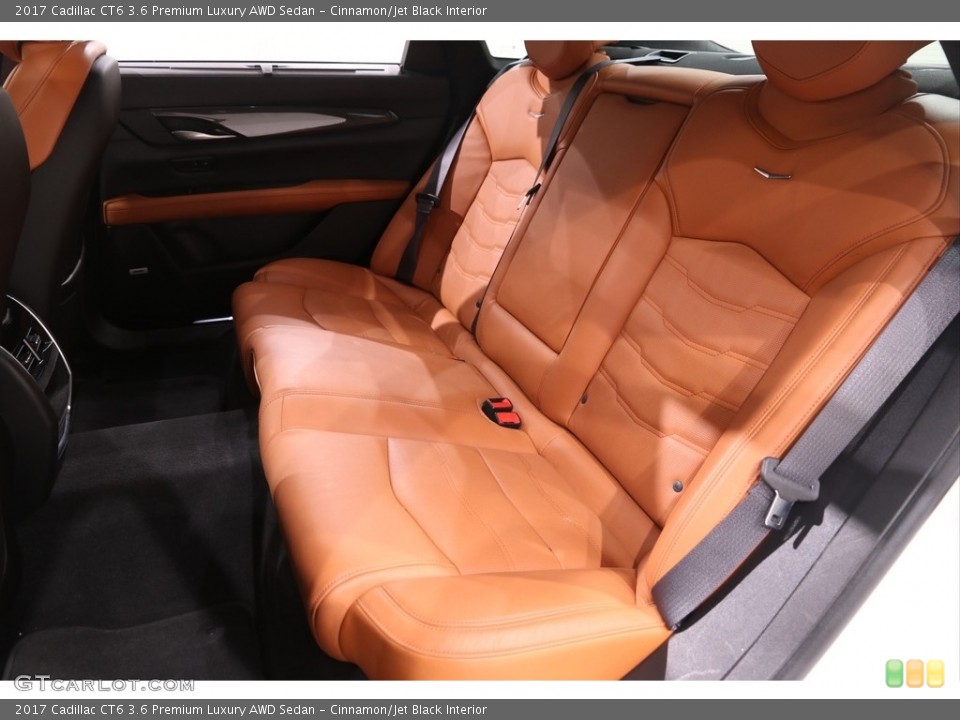 Cinnamon/Jet Black Interior Rear Seat for the 2017 Cadillac CT6 3.6 Premium Luxury AWD Sedan #139155316