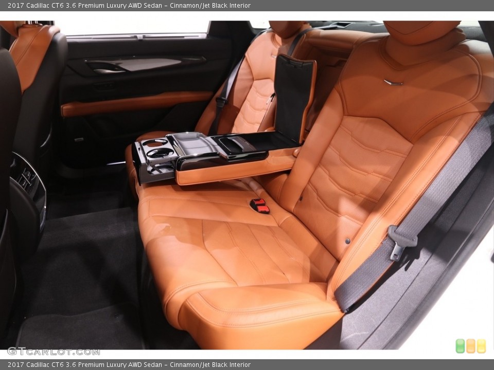 Cinnamon/Jet Black Interior Rear Seat for the 2017 Cadillac CT6 3.6 Premium Luxury AWD Sedan #139155334