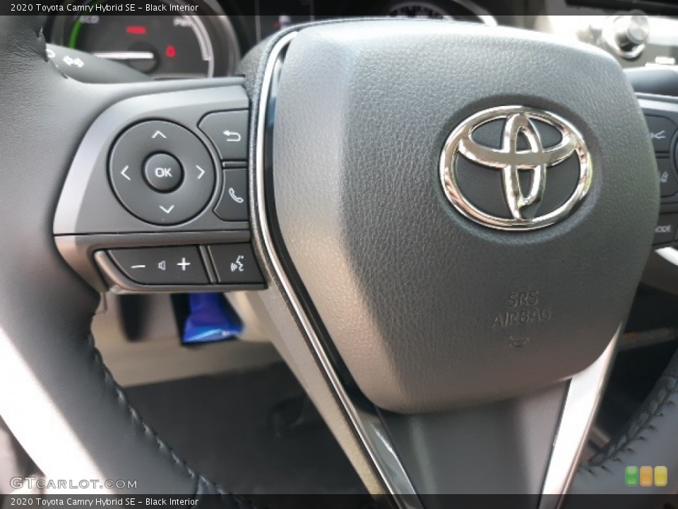 Black Interior Steering Wheel for the 2020 Toyota Camry Hybrid SE #139155922