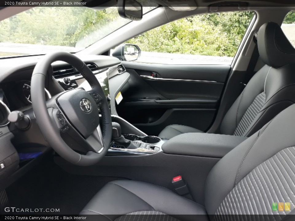 Black Interior Front Seat for the 2020 Toyota Camry Hybrid SE #139156228