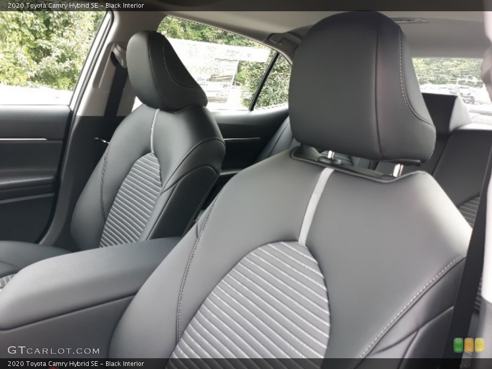 Black Interior Front Seat for the 2020 Toyota Camry Hybrid SE #139156252