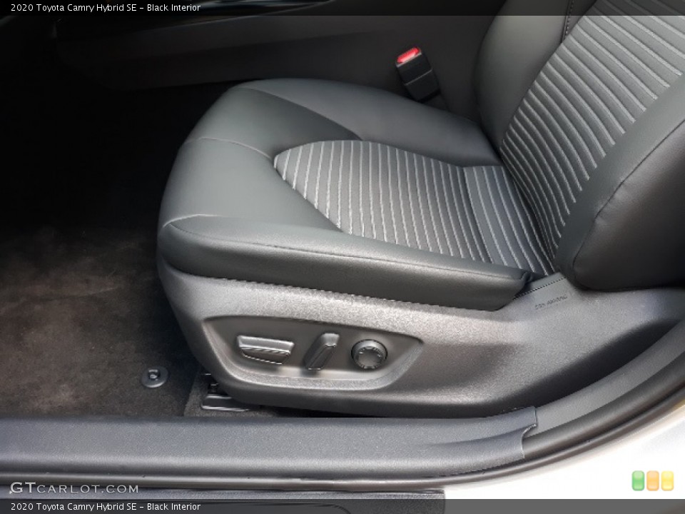 Black Interior Front Seat for the 2020 Toyota Camry Hybrid SE #139156276