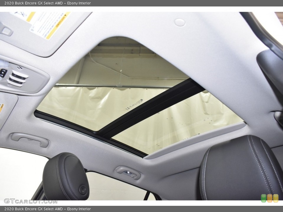Ebony Interior Sunroof for the 2020 Buick Encore GX Select AWD #139156513